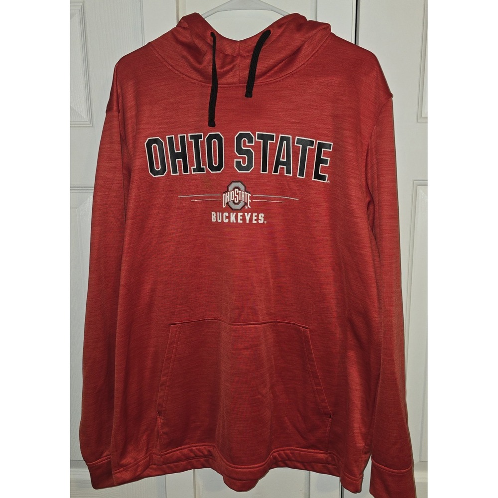 Ohio State Buckeyes Hoodie Mens XL Red College Football Pullover Sweatshirt